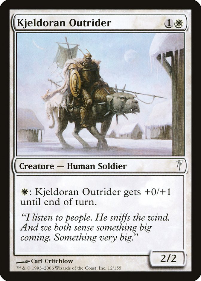 Kjeldoran Outrider [Coldsnap] | Silver Goblin