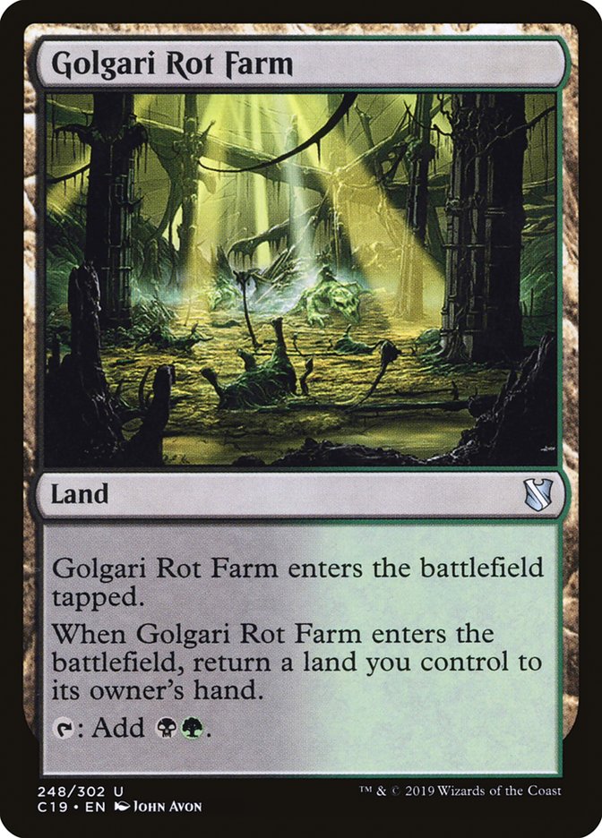 Golgari Rot Farm [Commander 2019] | Silver Goblin