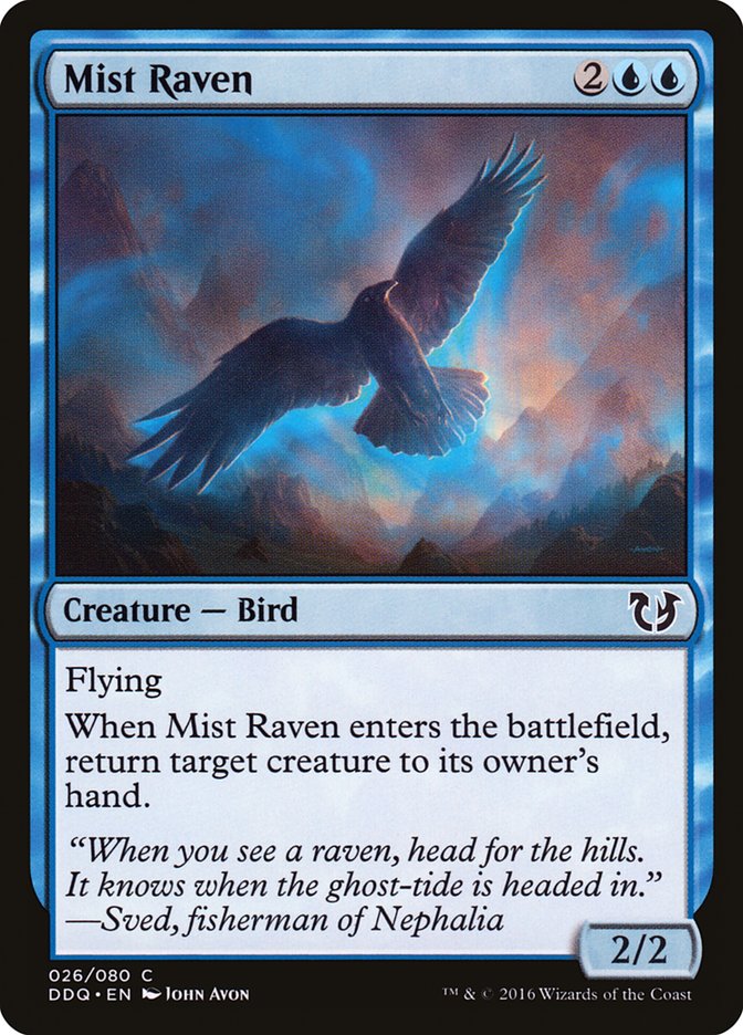 Mist Raven [Duel Decks: Blessed vs. Cursed] | Silver Goblin