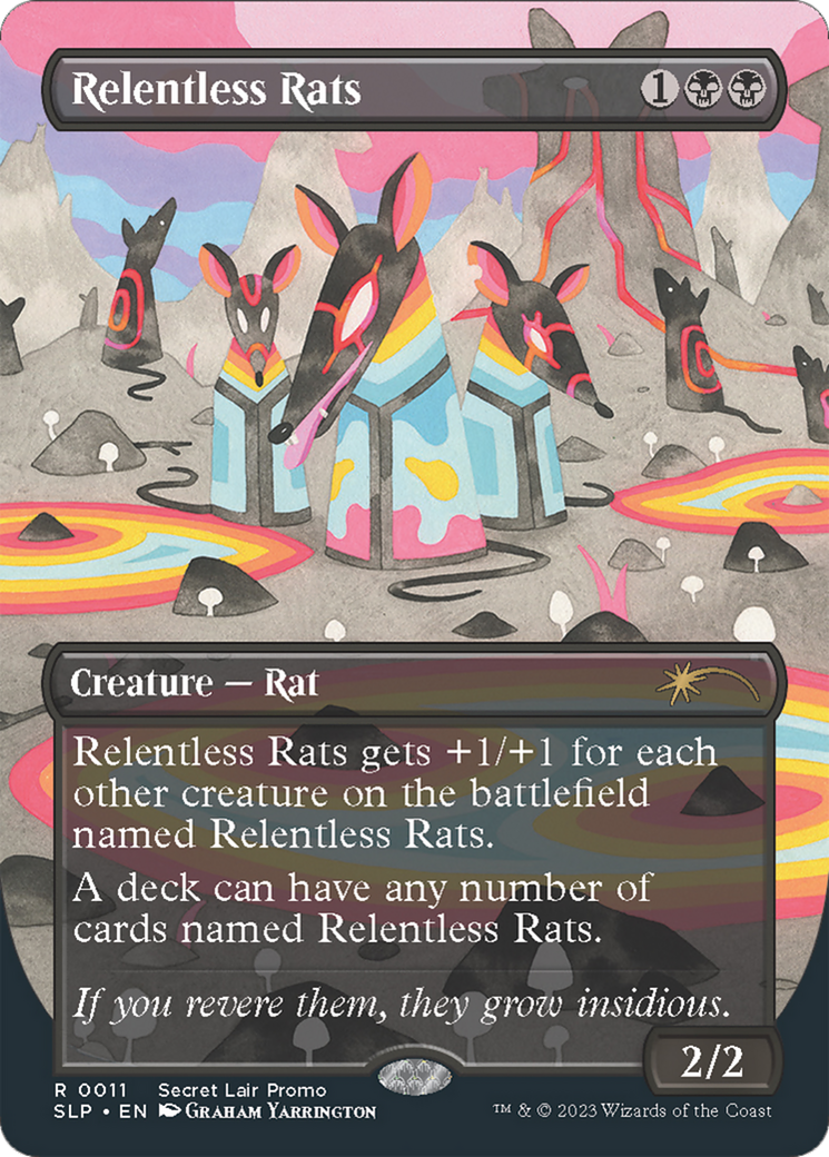 Relentless Rats (0011) [Secret Lair Showdown] | Silver Goblin