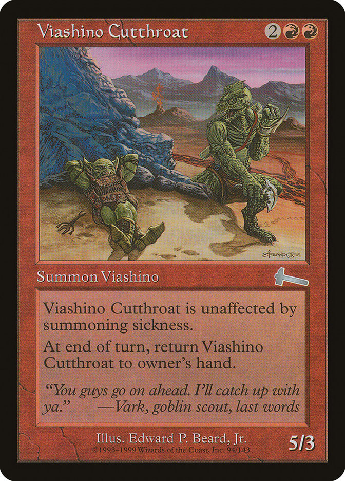 Viashino Cutthroat [Urza's Legacy] | Silver Goblin