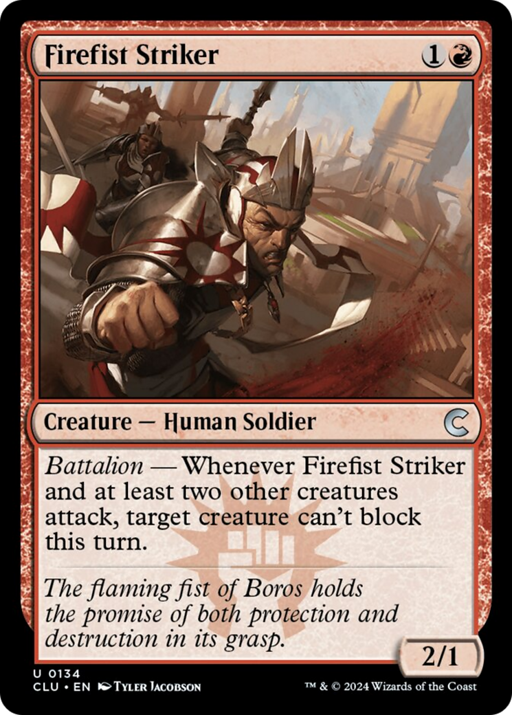 Firefist Striker [Ravnica: Clue Edition] | Silver Goblin