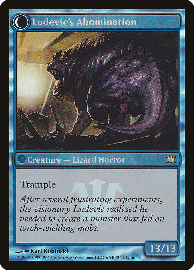 Ludevic's Test Subject // Ludevic's Abomination (64★) Foil - Innistrad Promos