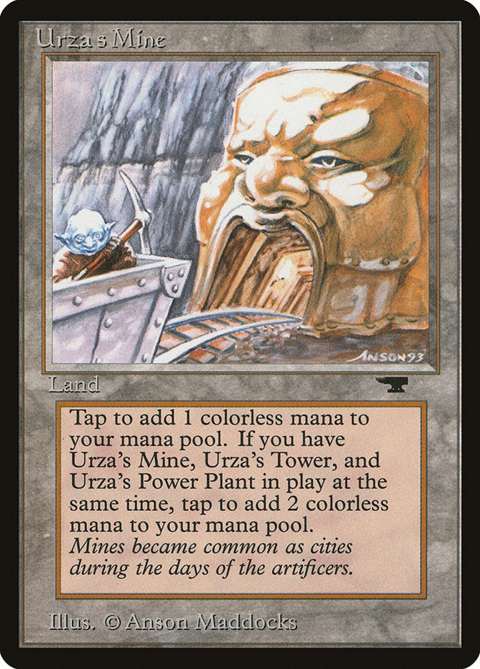 Urza's Mine (Mine Cart Entering Mouth) [Antiquities] | Silver Goblin