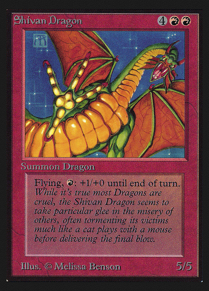Shivan Dragon [International Collectors' Edition] | Silver Goblin