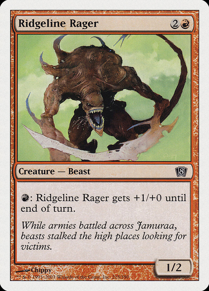 Ridgeline Rager [Eighth Edition] | Silver Goblin