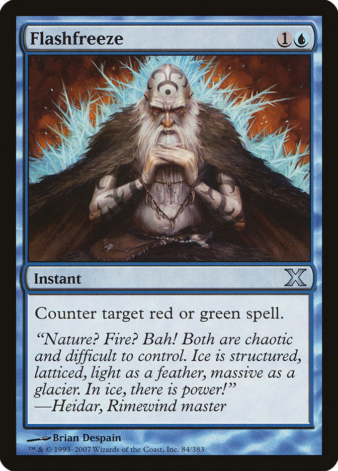 Flashfreeze [Tenth Edition] | Silver Goblin