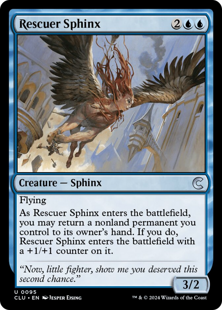 Rescuer Sphinx [Ravnica: Clue Edition] | Silver Goblin