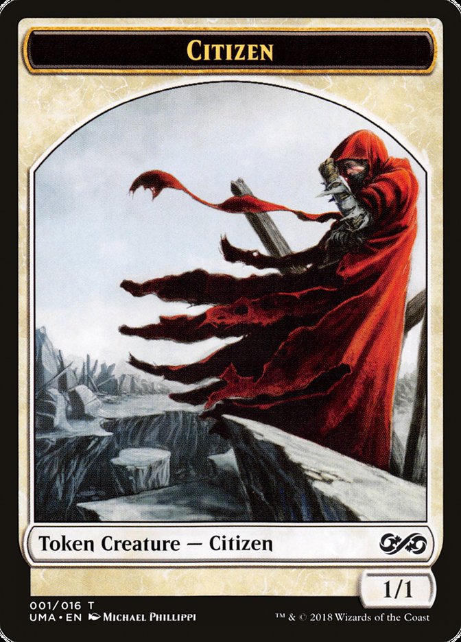 Citizen Token [Ultimate Masters Tokens] | Silver Goblin