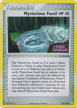 Mysterious Fossil (92/110) (Stamped) [EX: Holon Phantoms] | Silver Goblin