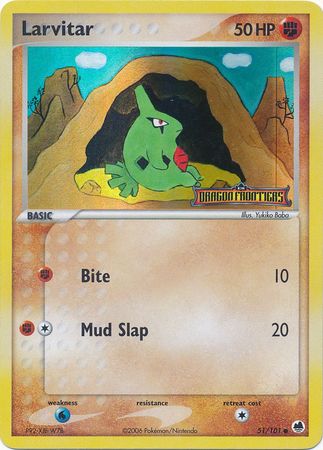 Larvitar (51/101) (Stamped) [EX: Dragon Frontiers] | Silver Goblin