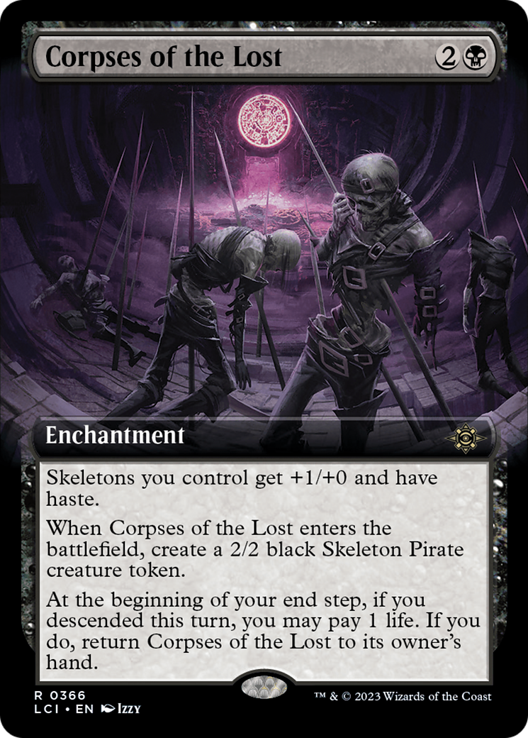 Corpses of the Lost (Extended Art) [The Lost Caverns of Ixalan] | Silver Goblin