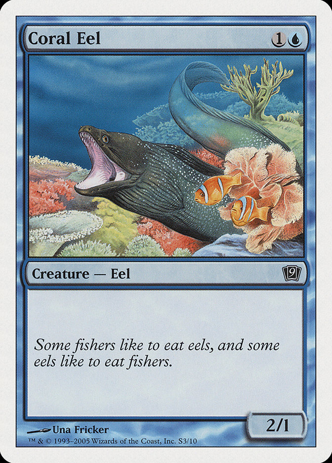 Coral Eel [Ninth Edition] | Silver Goblin