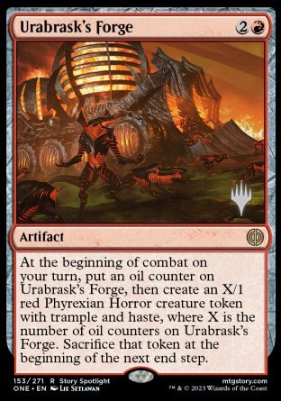 Urabrask's Forge (Promo Pack) [Phyrexia: All Will Be One Promos] | Silver Goblin