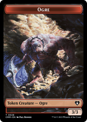 Treasure // Ogre Double-Sided Token [Commander Masters Tokens] | Silver Goblin