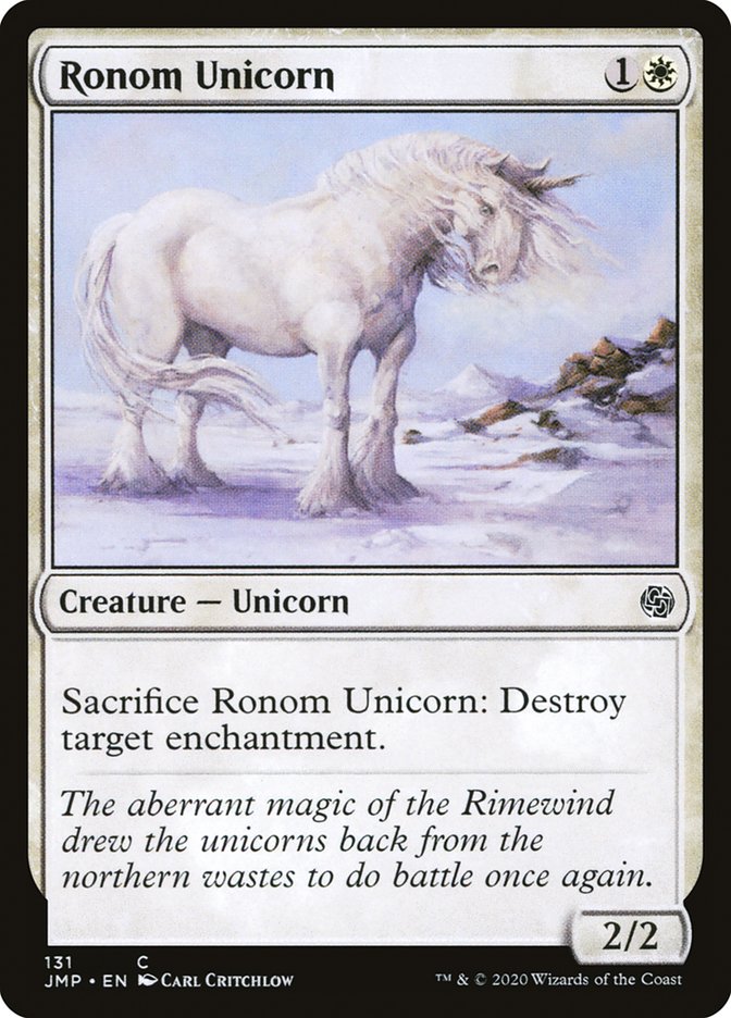 Ronom Unicorn [Jumpstart] | Silver Goblin
