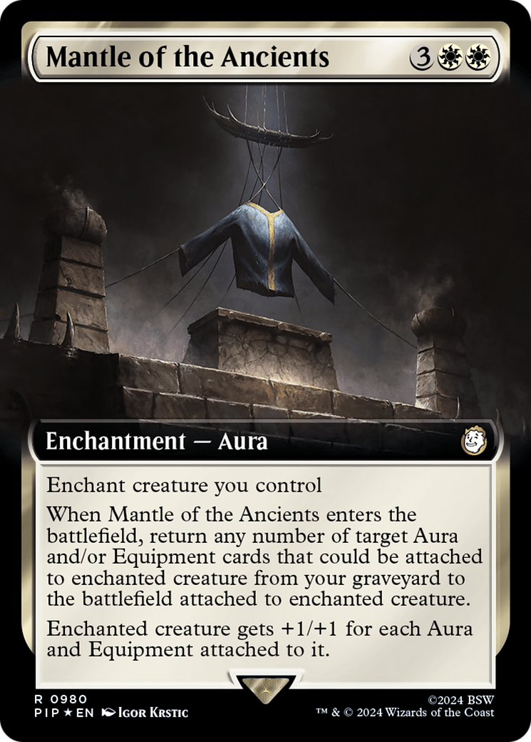 Mantle of the Ancients (Extended Art) (Surge Foil) [Fallout] | Silver Goblin