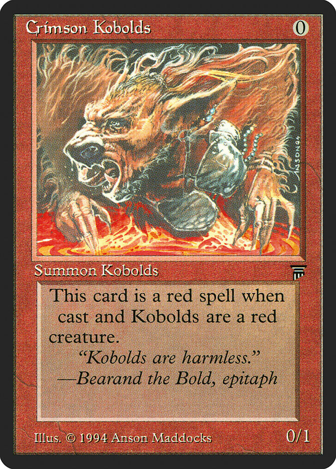 Crimson Kobolds [Legends] | Silver Goblin