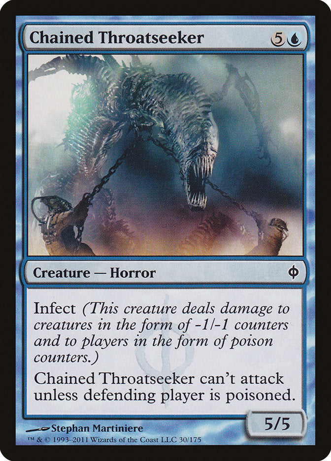 Chained Throatseeker [New Phyrexia] | Silver Goblin