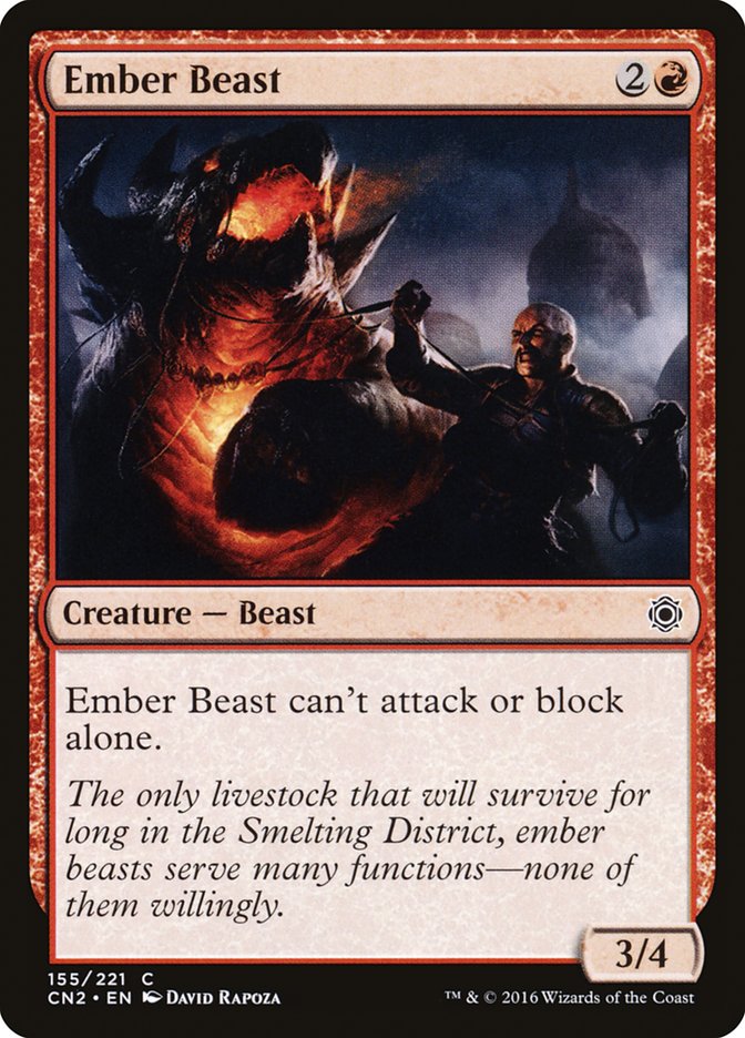 Ember Beast [Conspiracy: Take the Crown] | Silver Goblin