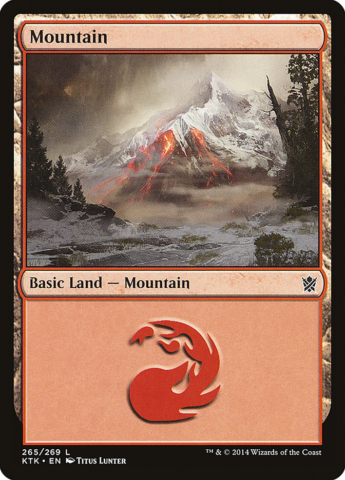 Mountain (265) [Khans of Tarkir] | Silver Goblin