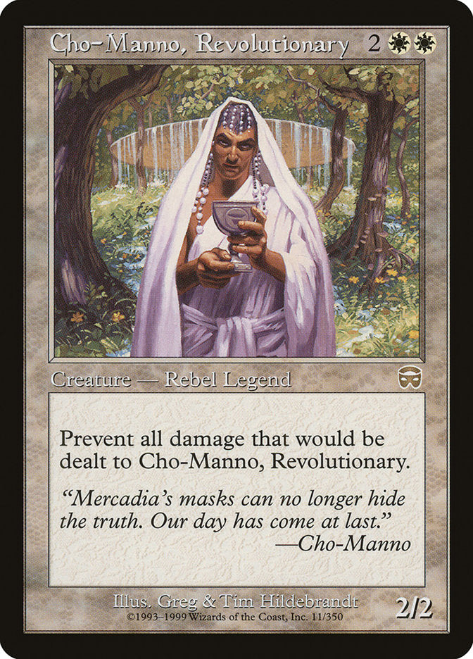 Cho-Manno, Revolutionary [Mercadian Masques] | Silver Goblin