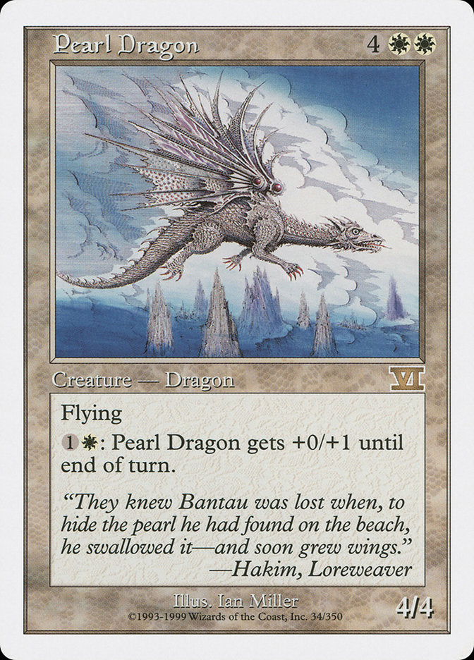 Pearl Dragon [Classic Sixth Edition] | Silver Goblin