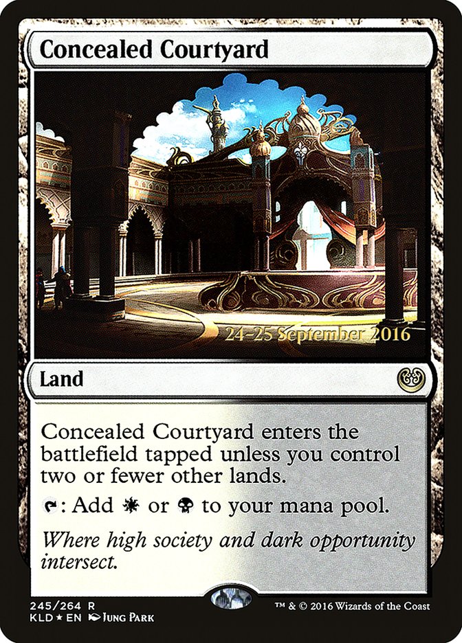Concealed Courtyard [Kaladesh Prerelease Promos] | Silver Goblin