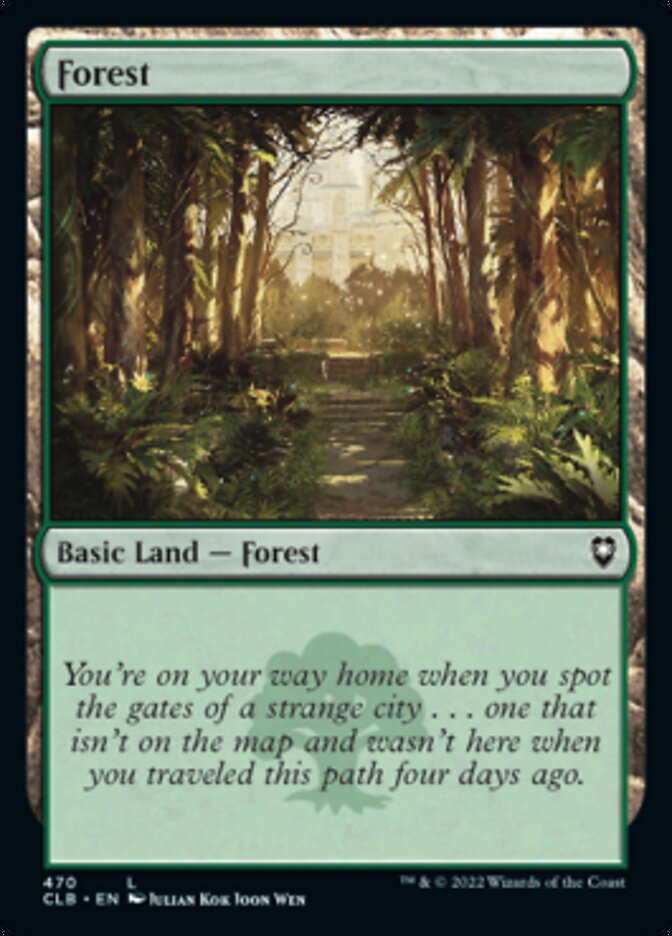 Forest (470) [Commander Legends: Battle for Baldur's Gate] | Silver Goblin
