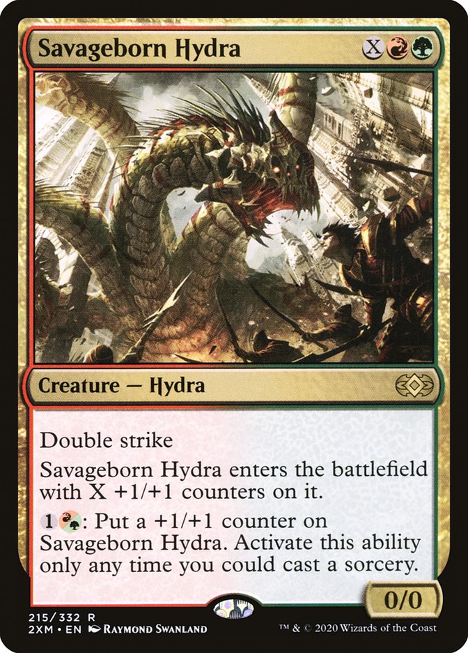 Savageborn Hydra [Double Masters] | Silver Goblin