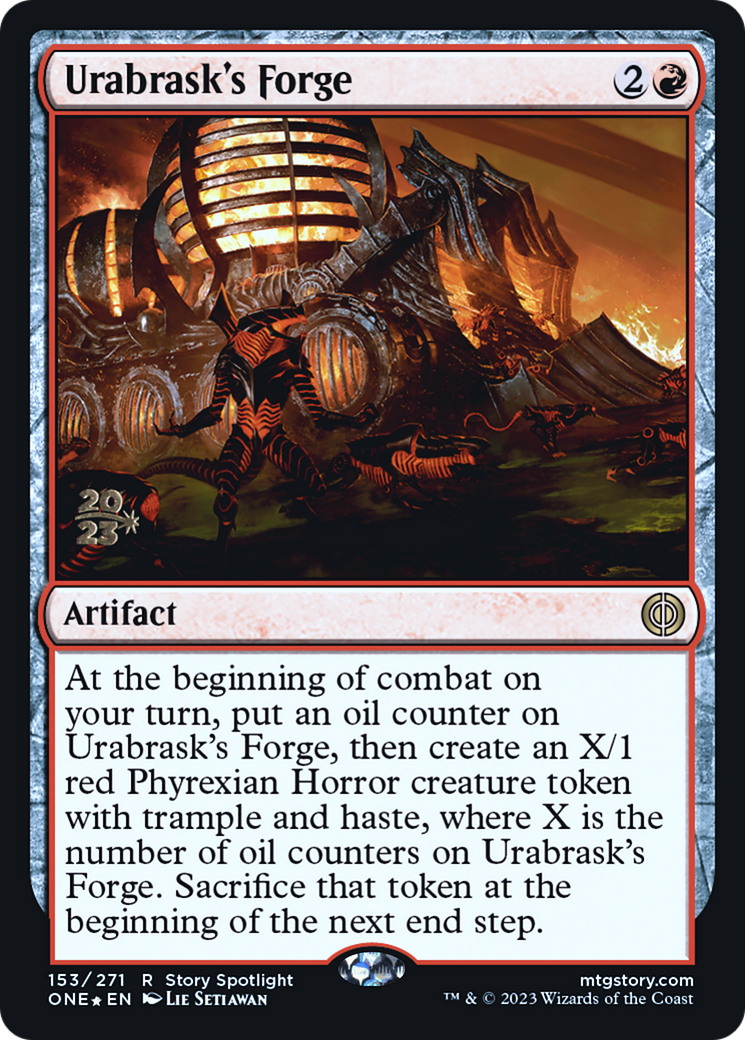 Urabrask's Forge [Phyrexia: All Will Be One Prerelease Promos] | Silver Goblin