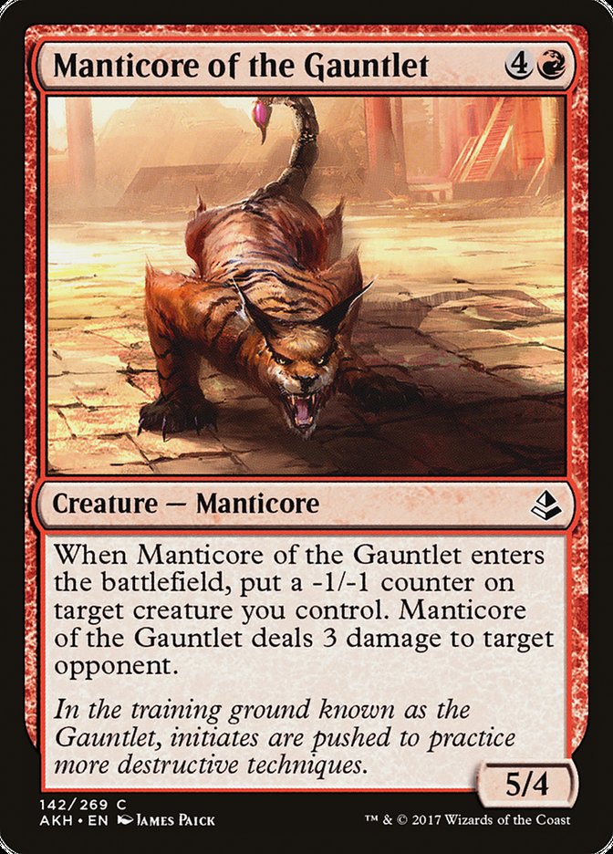 Manticore of the Gauntlet [Amonkhet] | Silver Goblin
