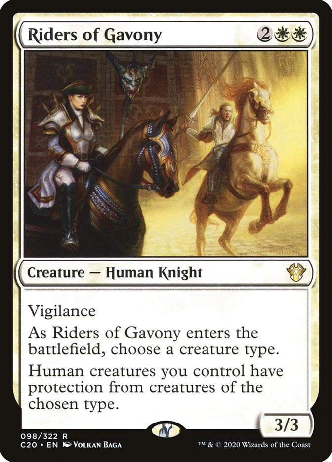 Riders of Gavony [Commander 2020] | Silver Goblin
