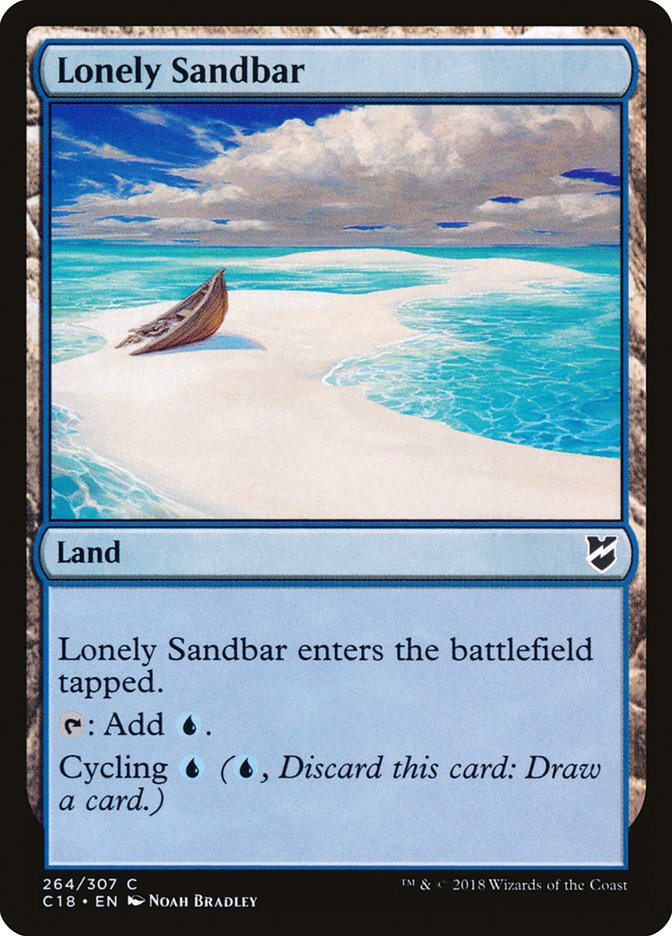 Lonely Sandbar [Commander 2018] | Silver Goblin