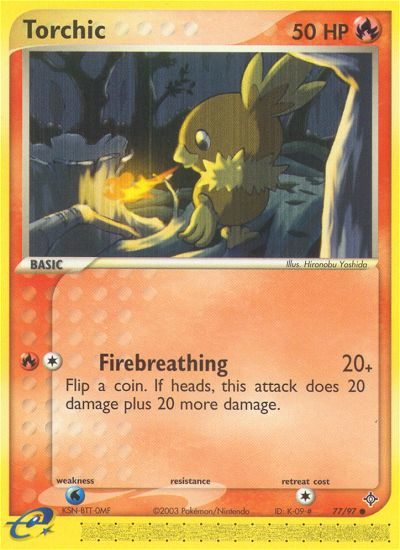 Torchic (77/97) [EX: Dragon] | Silver Goblin
