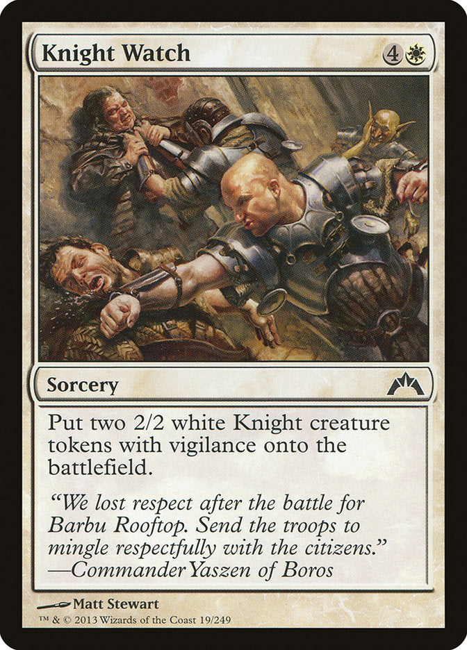 Knight Watch [Gatecrash] | Silver Goblin