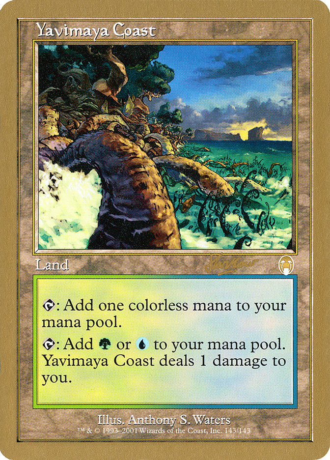 Yavimaya Coast (Sim Han How) [World Championship Decks 2002] | Silver Goblin