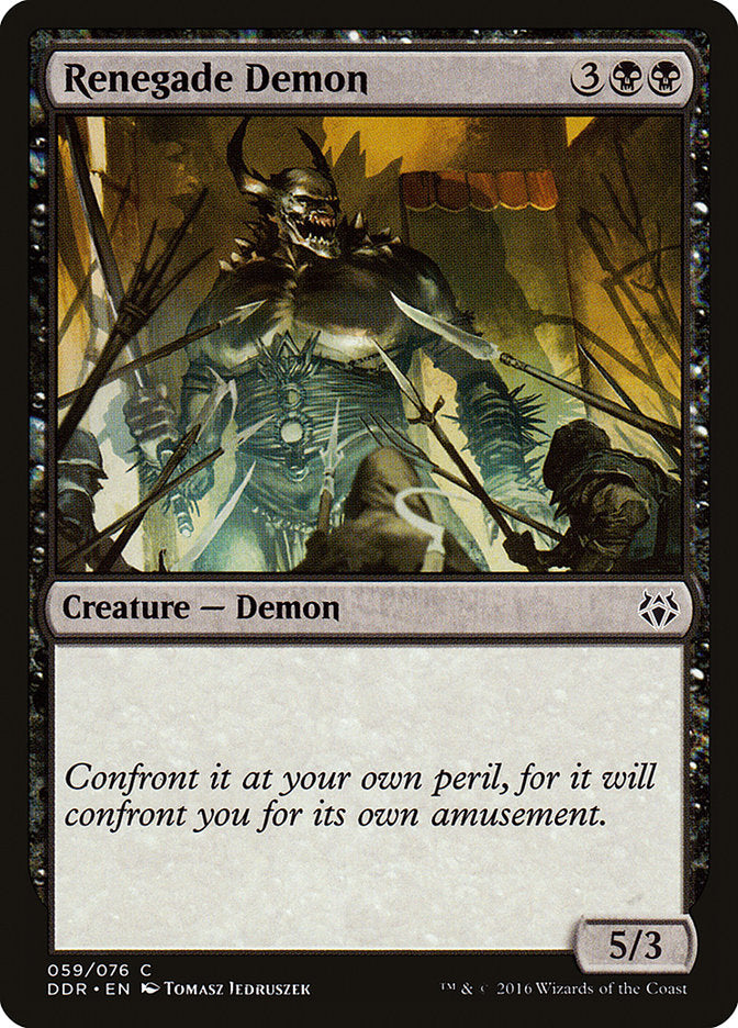 Renegade Demon [Duel Decks: Nissa vs. Ob Nixilis] | Silver Goblin