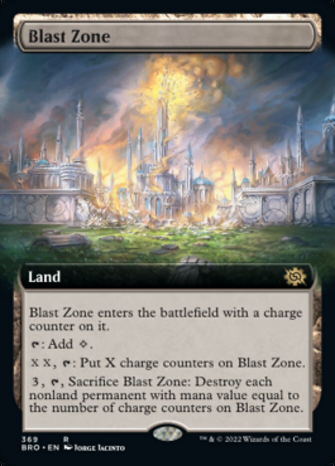 Blast Zone (Extended Art) [The Brothers' War] | Silver Goblin