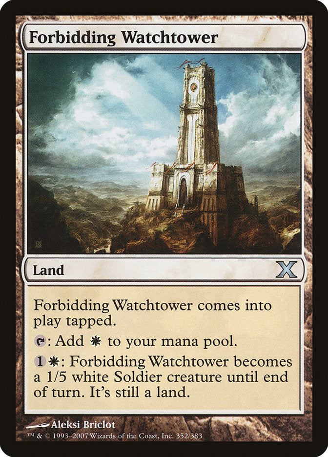 Forbidding Watchtower [Tenth Edition] | Silver Goblin