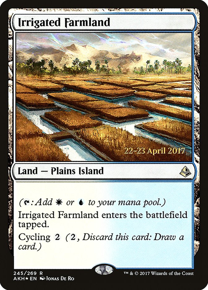 Irrigated Farmland [Amonkhet Prerelease Promos] | Silver Goblin
