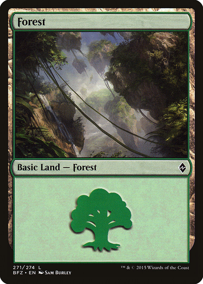 Forest (271) [Battle for Zendikar] | Silver Goblin