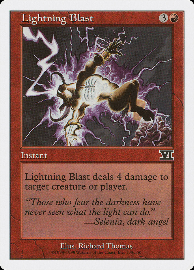 Lightning Blast [Classic Sixth Edition] | Silver Goblin