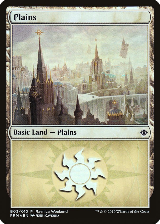 Plains (B03) [Ravnica Allegiance Guild Kit] | Silver Goblin