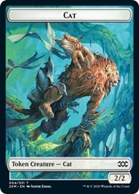 Cat // Germ Double-Sided Token [Double Masters Tokens] | Silver Goblin