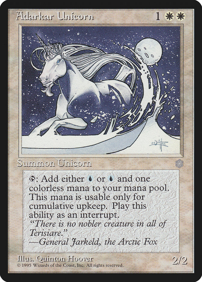 Adarkar Unicorn [Ice Age] | Silver Goblin