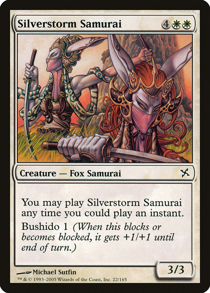 Silverstorm Samurai [Betrayers of Kamigawa] | Silver Goblin