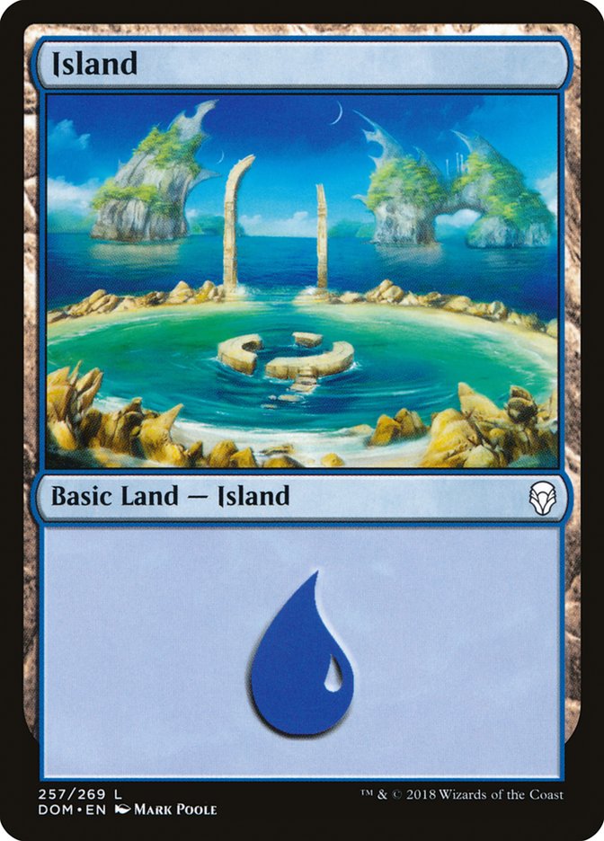 Island (257) [Dominaria] | Silver Goblin