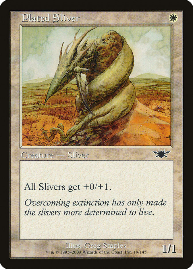 Plated Sliver [Legions] | Silver Goblin