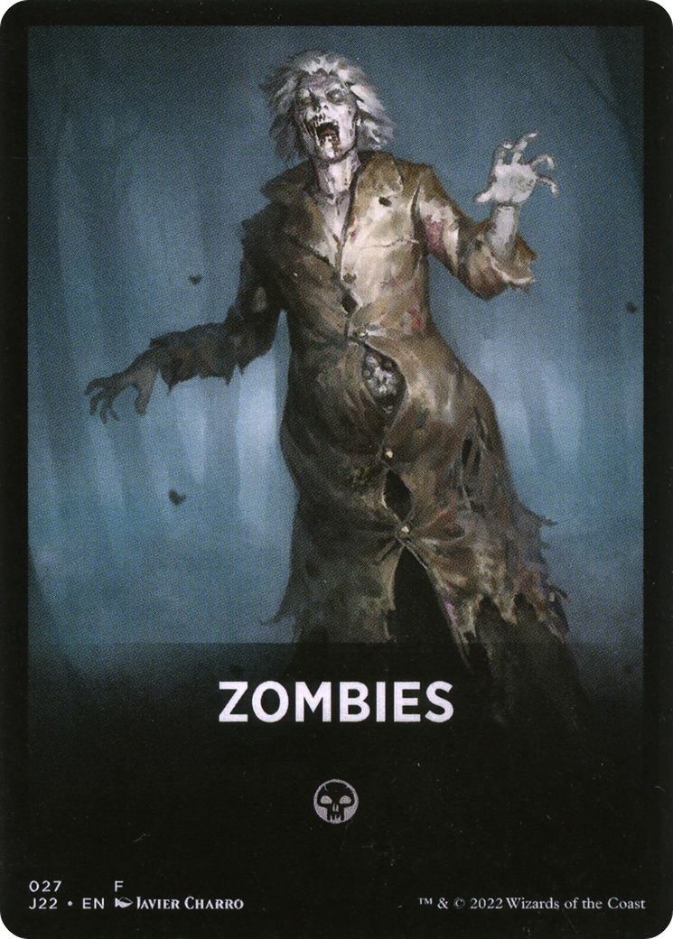 Zombies Theme Card [Jumpstart 2022 Front Cards] | Silver Goblin